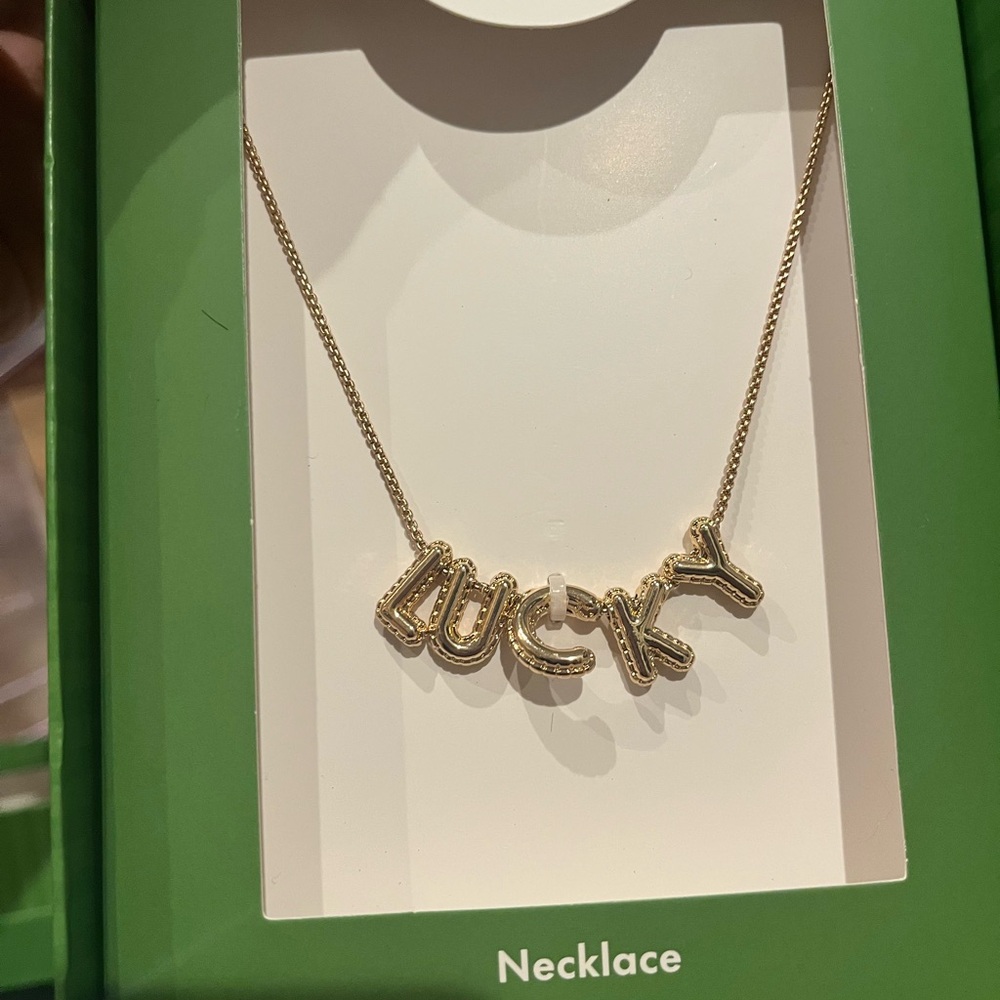Gold 'Lucky' Necklace